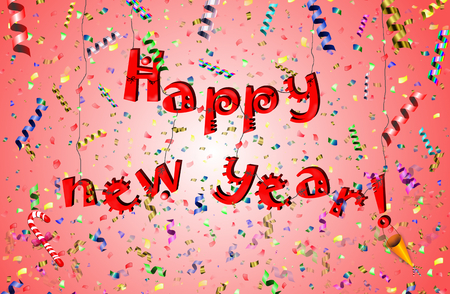 happy new year!の写真素材
