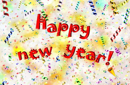 happy new year!の写真素材