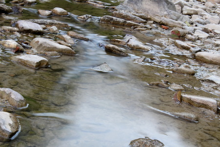 rocky riverの写真素材