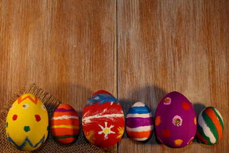 Easter eggsの写真素材