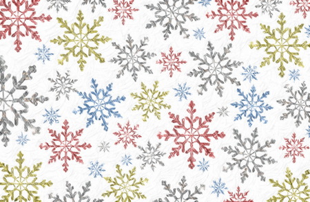 snowflakesの写真素材