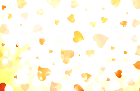 background with heartsの写真素材