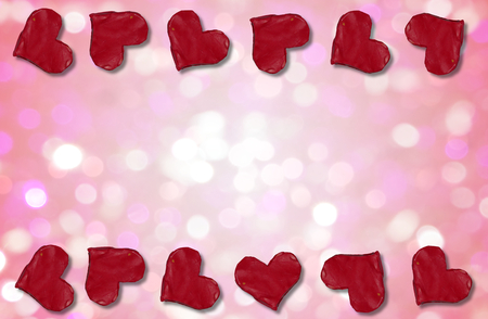Heart of clayの写真素材