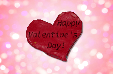 Heart of clayの写真素材