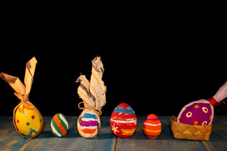 Easter eggの写真素材