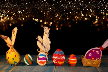 Easter eggの写真素材
