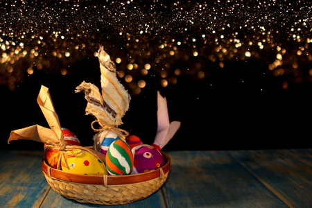 Easter eggの写真素材