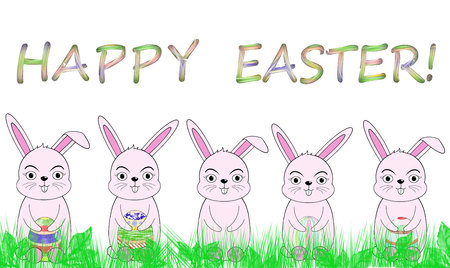 Easter backgroundの写真素材