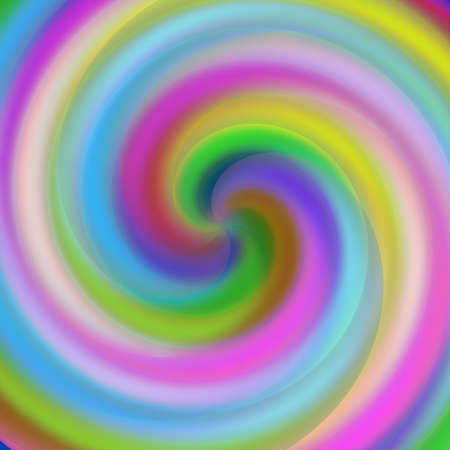 colorful abstract background in the form of a spiralの写真素材