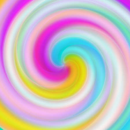 colorful abstract background in the form of a spiralの写真素材
