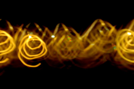 beautiful abstract golden background on black background