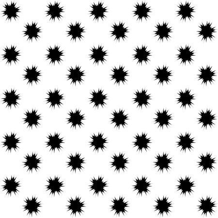 beautiful black and white, abstract seamless patternのイラスト素材