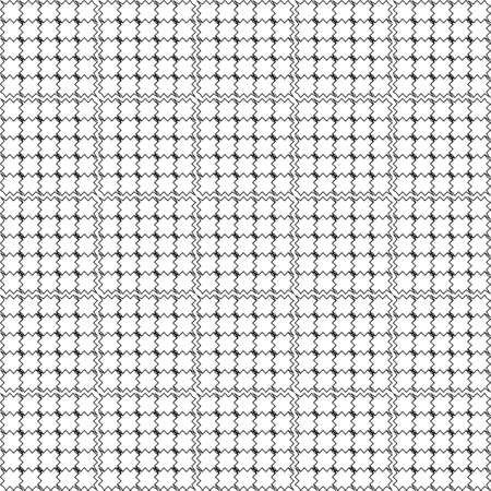 beautiful black and white, abstract seamless patternのイラスト素材