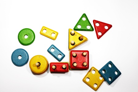 colorful toys to develop the talent of infantsの写真素材