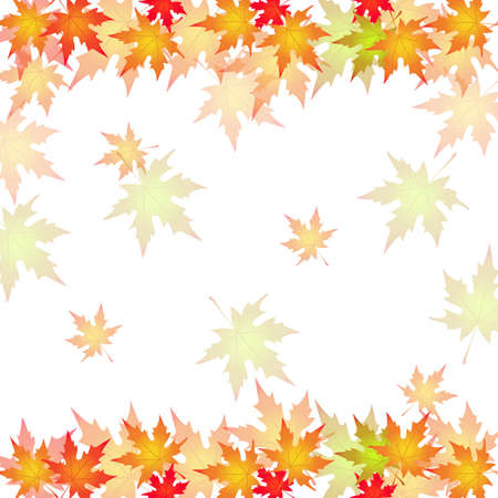 autumn leaves, background, illustration, vector,のイラスト素材