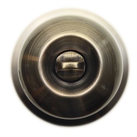 Metall brass door handle.の写真素材