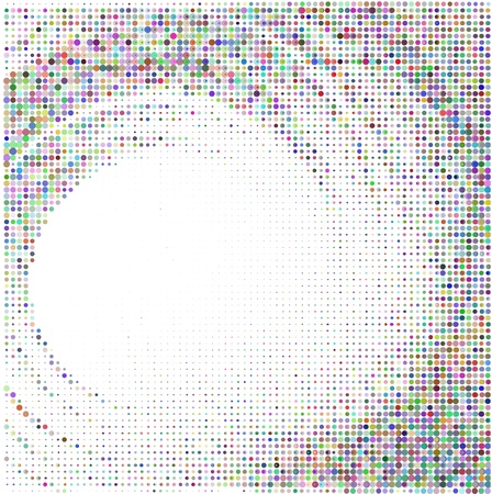 Abstract colorful halftone backgroundのイラスト素材