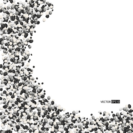 Vector background with stones のイラスト素材