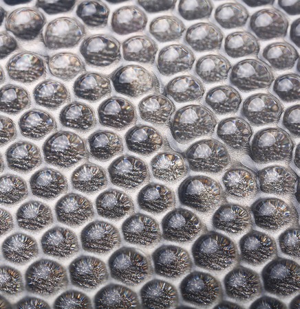 Grey bubbles backgroundの写真素材