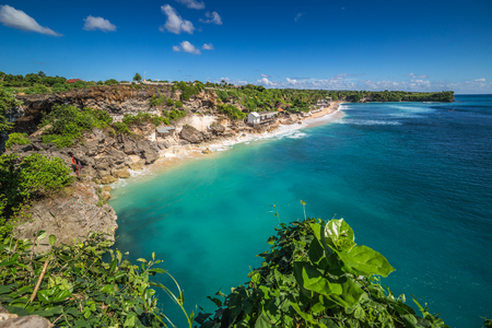 Panorama view Balangan Beach in Bali, Indonesiaの写真素材