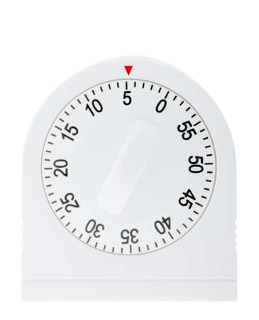 Kitchen timer counting down from 5 minutesの写真素材