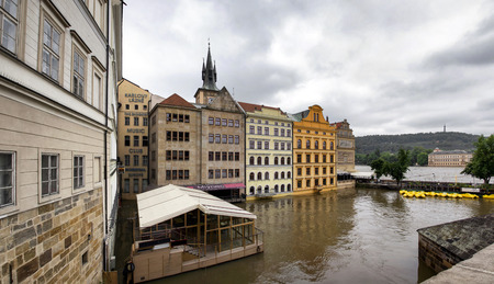 Flooding in Prague, June 2013のeditorial素材