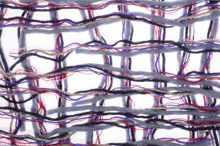 Background of woolen threadの写真素材