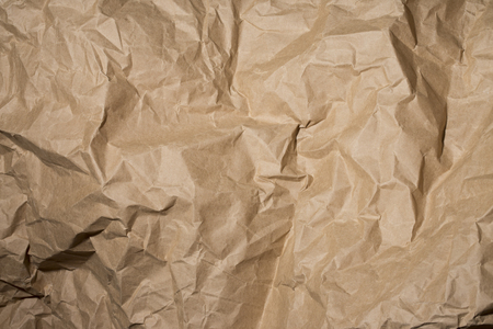 Background of crumpled wrapping paperの写真素材