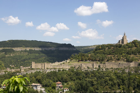 Tsarevets Fortress in Veliko Tarnovo, Bulgaria.のeditorial素材