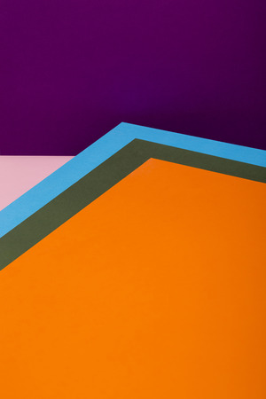 Abstract background for design created from colored paper sheets, for decoration, text design, template.の写真素材