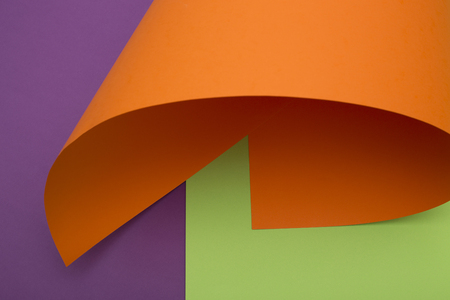 Abstract background of sheets of colored paper, for decoration, for text design, for templateの写真素材