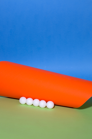 Abstract background of sheets of colored paper, for decoration, for text design, for templateの写真素材