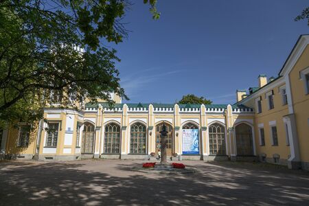 Strelna, St. Petersburg, Russia - August 09, 2018: Palace of Prince Lvov in the village of Strelna, St. Petersburgのeditorial素材