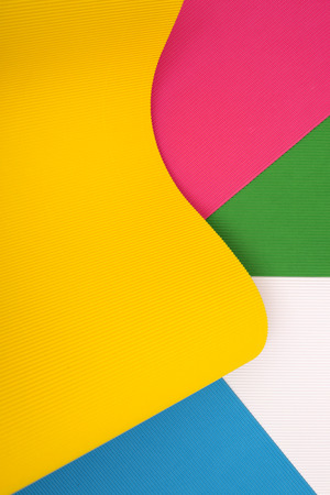 Abstract of sheets of colored paper, for decoration, for text design, for templateの写真素材