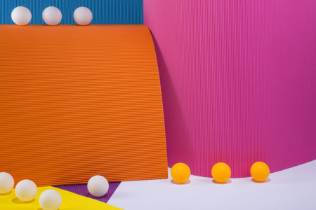 Abstract background of sheets of colored paper, for decoration, for text design, for templateの写真素材