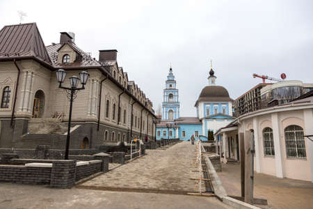 Belgorod, Russia - January 21, 2020: The building of the Assumption-Nikolaev Cathedral in Belgorodのeditorial素材