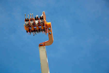 Paris, France - July 04, 2018: People on the background of the Arc de Triomphe in Place Carrousel in Parisのeditorial素材