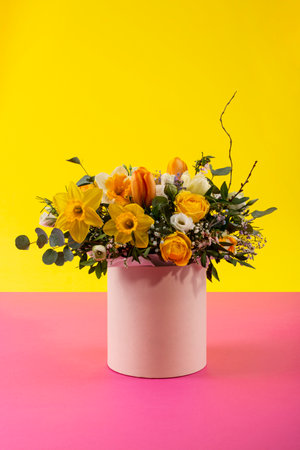 Beautiful bouquet of flowersの写真素材