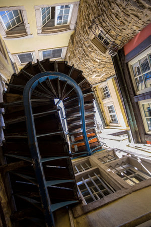 Luxembourg, Grand Duchy of Luxembourg - July 06, 2018: "The Palace Passage" in the center of Luxembourgのeditorial素材