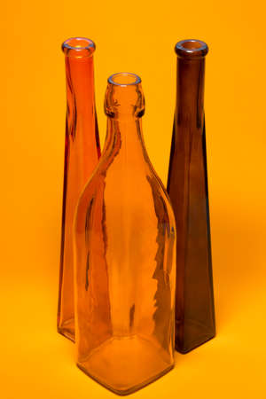 Still life with glass bottlesの写真素材