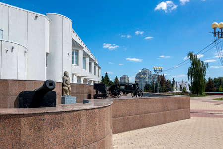 Belgorod, Russia - July 08, 2021: Exhibits of the Local Lore Museum of the Belgorod regionのeditorial素材