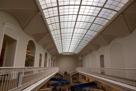 St. Petersburg, Russia - July 14, 2021: Interior of one of the halls of the Russian Ethnographic Museum in St. Petersburgのeditorial素材