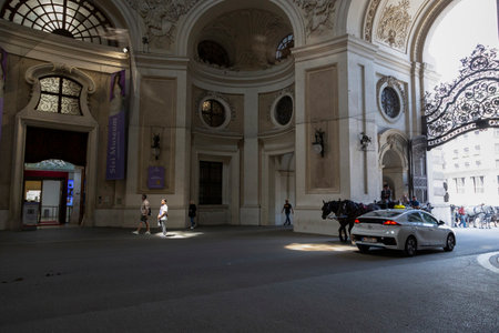 Vienna, Austria - June 13, 2023: Sissi Museum in the Hofburg Palace Complexのeditorial素材