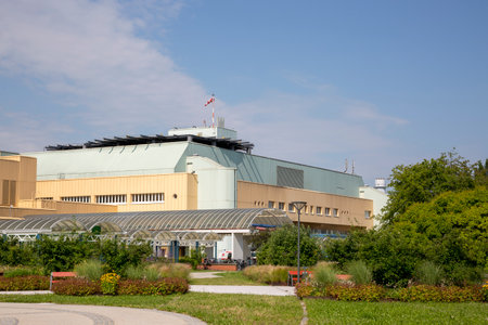 Vienna, Austria - June 14, 2023: Donaustadt Clinic building in Viennaのeditorial素材