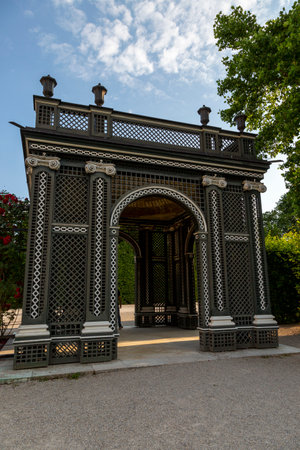 Vienna, Austria - June 15, 2023: Greenhouse in the Schoenbrunn Palace Parkのeditorial素材