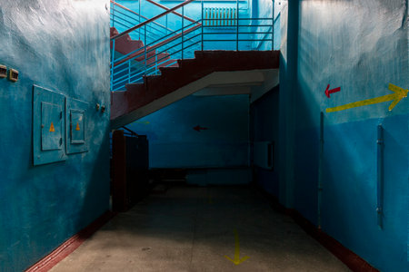 View of the corridor and landing in a residential building