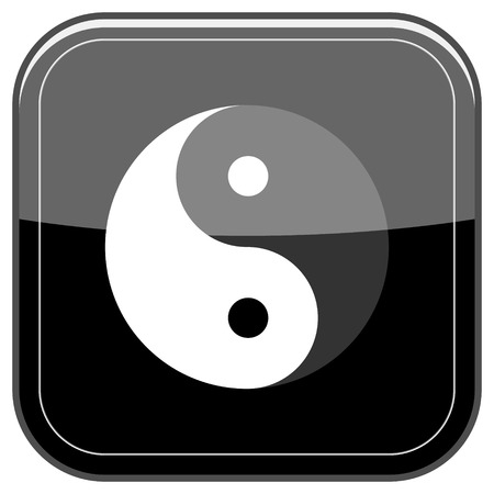 Glossy shiny icon - black internet buttonの写真素材