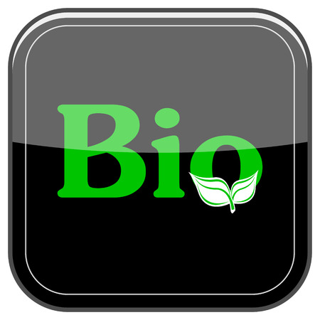 Glossy shiny icon - black internet buttonの写真素材