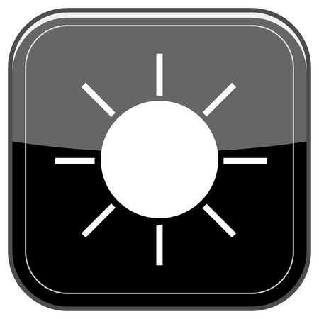 Glossy shiny icon - black internet buttonの写真素材