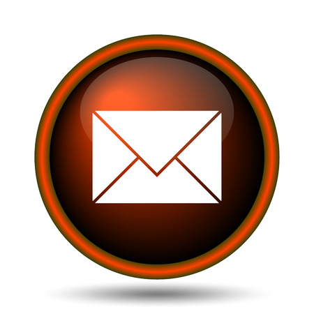 E-mail icon. Internet button on white background.
の写真素材